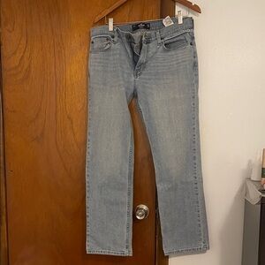 Hollister Light Blue Straight Jeans